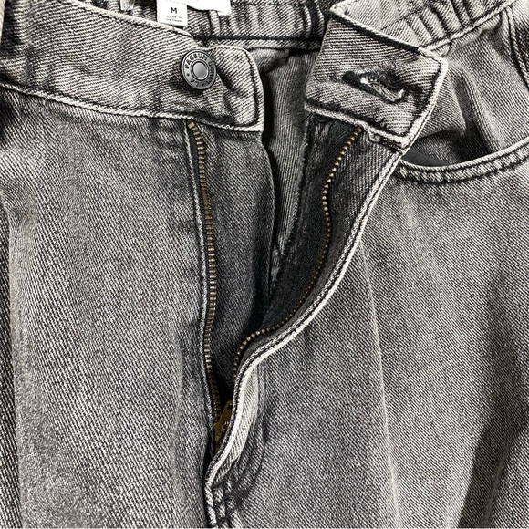 Pacsun Denim Baggy Jogger Womens Size Medium Gray Washed Dance Cargo - Picture 2 of 7